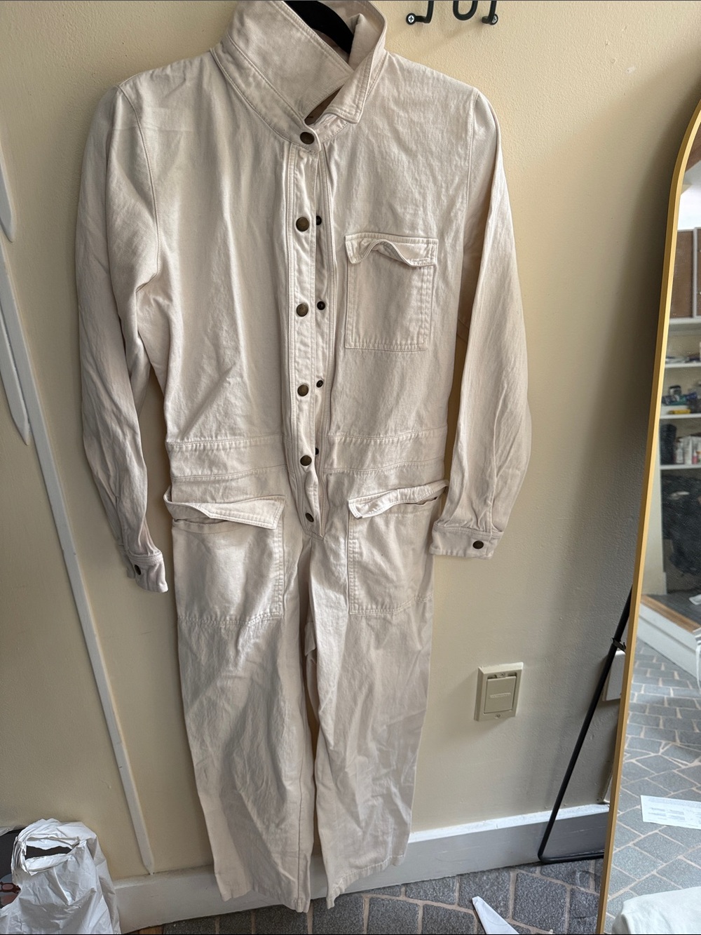 For Days Women’s Cream Jumpsuit